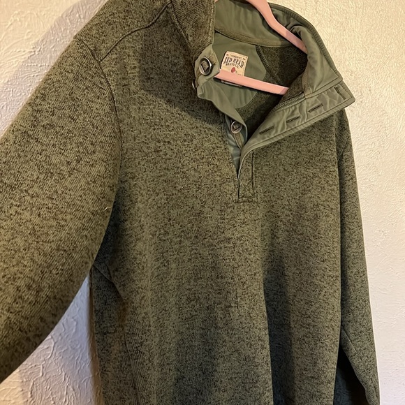 Red Head Brand Co 1/4 Button Pullover - Picture 5 of 6